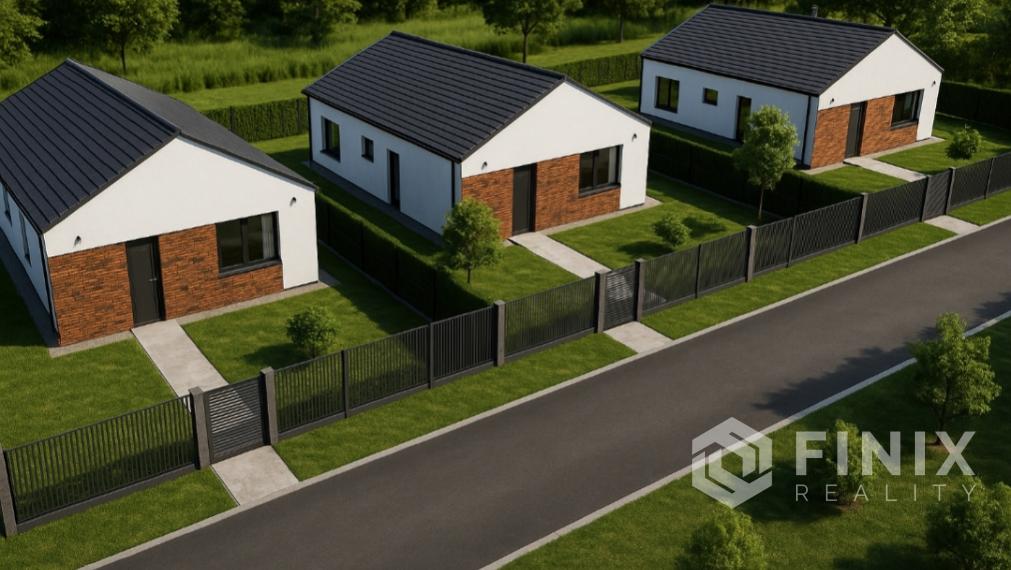 Predám 3 pozemky na výstavbu rodinných domov Košice - BARCA, ul. Svetla Pusta