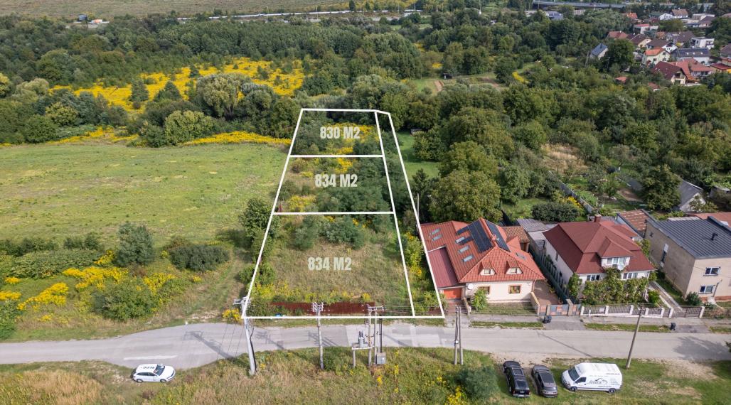 Predám 3 pozemky na výstavbu rodinných domov Košice - BARCA, ul. Svetla Pusta