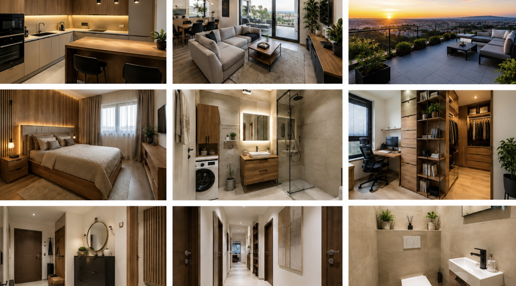 4-IZBOVÝ BYT S 36 m² TERASOU A VÝHĽADOM - Na Hore
